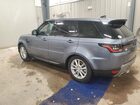 2021 Land Rover Range Rover Sport Se Синий vin: SALWG2SU6MA760184