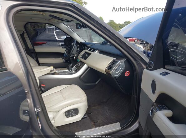 SALWR2EF4GA577443 2016 LAND ROVER RANGE ROVER SPORT Gray Widok wnętrza z przodu