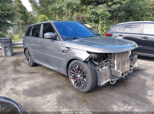 SALWR2EF4GA577443 2016 LAND ROVER RANGE ROVER SPORT Gray Przód prawy