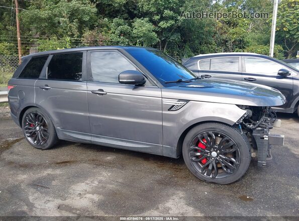SALWR2EF4GA577443 2016 LAND ROVER RANGE ROVER SPORT Gray Widok wnętrza 360 stopni