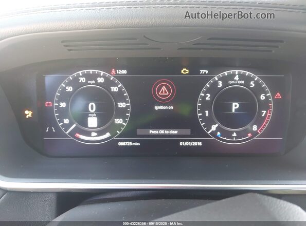 SALWR2RU7KA864325 2019 LAND ROVER RANGE ROVER SPORT Black Widok tylnych siedzeń