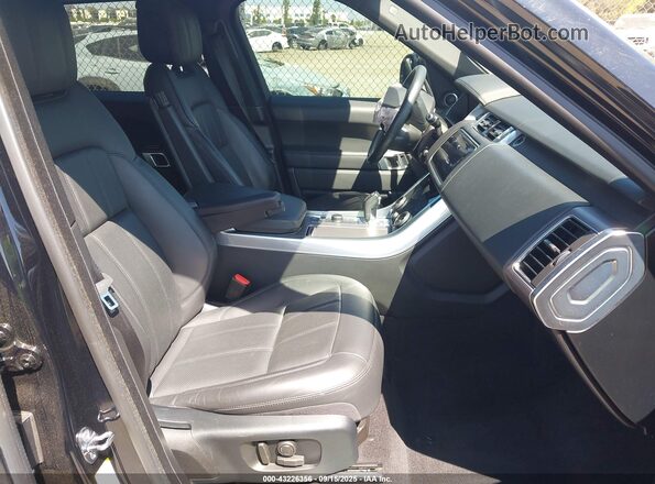 SALWR2RU7KA864325 2019 LAND ROVER RANGE ROVER SPORT Black Widok wnętrza z przodu
