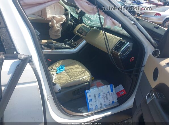 SALWR2RVXJA806152 2018 LAND ROVER RANGE ROVER SPORT White Widok wnętrza z przodu