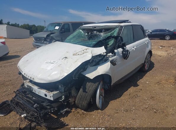 SALWR2RVXJA806152 2018 LAND ROVER RANGE ROVER SPORT White Widok zestawu wskaźników