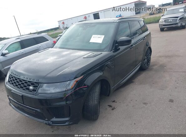 SALWR2SE2LA714725 2020 LAND ROVER RANGE ROVER SPORT Черный Передняя левая четверть