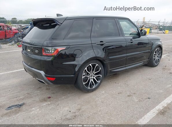SALWR2SU8MA771648 2021 LAND ROVER RANGE ROVER SPORT Black Trasero derecho