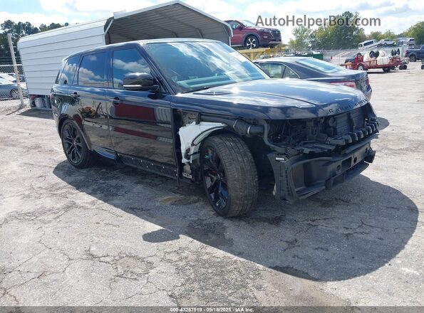 SALWS2RU6NA235664 2022 LAND ROVER RANGE ROVER SPORT Черный Передняя правая четверть