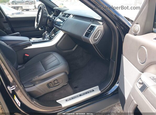 SALWS2RU6NA235664 2022 LAND ROVER RANGE ROVER SPORT Черный Вид салона спереди