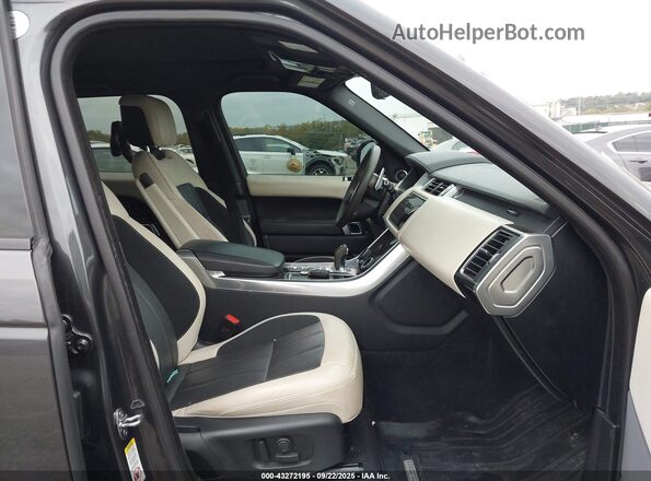 SALWS2RU8LA890597 2020 LAND ROVER RANGE ROVER SPORT Серый Вид салона спереди