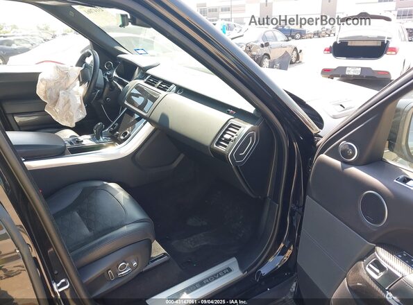 SALWZ2RE2NA230384 2022 LAND ROVER RANGE ROVER SPORT Black Вид салону спереду
