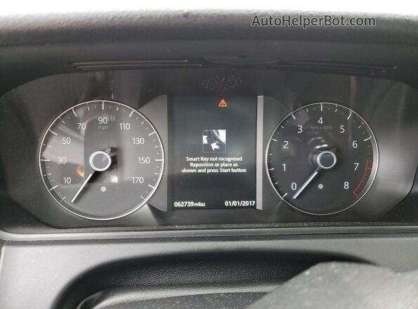 SALYB2RV0JA720426 2018 LAND ROVER RANGE Black Widok zestawu wskaźników