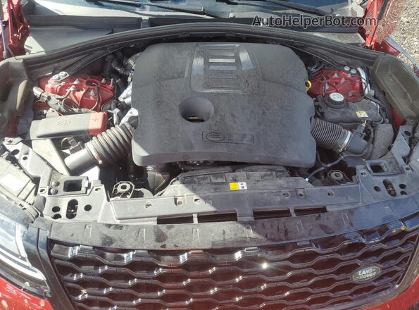 SALYT2EU2PA363530 2023 LAND ROVER RANGE Red Vista del compartimento del motor