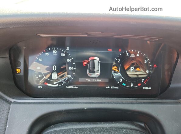SALYT2EX1MA307875 2021 LAND ROVER RANGE Белый Вид щитка приборов