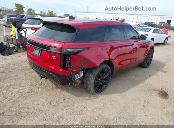 SALYT2EX1MA316687 2021 LAND ROVER RANGE ROVER VELAR Красный Задняя правая четверть