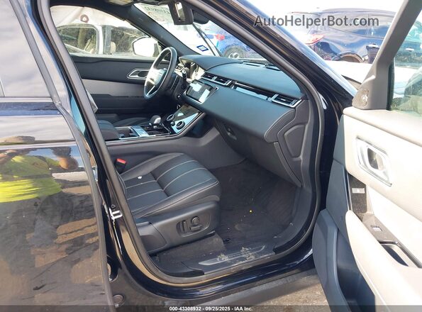 SALYT2EX6NA336435 2022 LAND ROVER RANGE ROVER VELAR Black Widok wnętrza z przodu