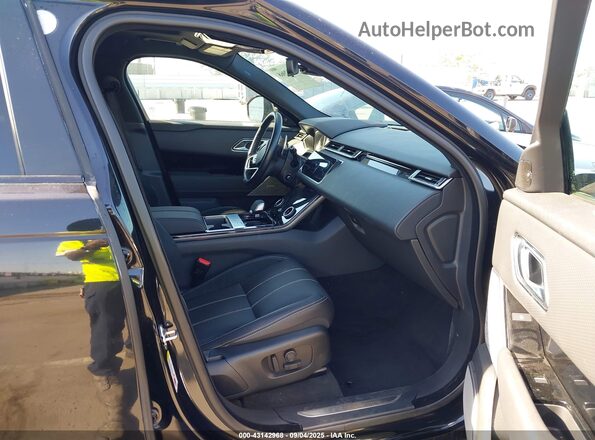 SALYT2EX9NA333884 2022 LAND ROVER RANGE ROVER VELAR Black Widok wnętrza z przodu