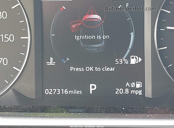 SALZJ2FX3LH060356 2020 LAND ROVER RANGE ROVER EVOQUE Gray 