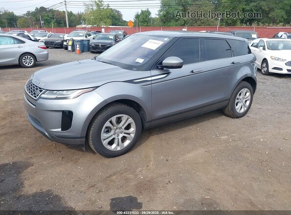 SALZJ2FX3LH060356 2020 LAND ROVER RANGE ROVER EVOQUE Gray Առջևի ձախ երեք քառորդ տեսարան