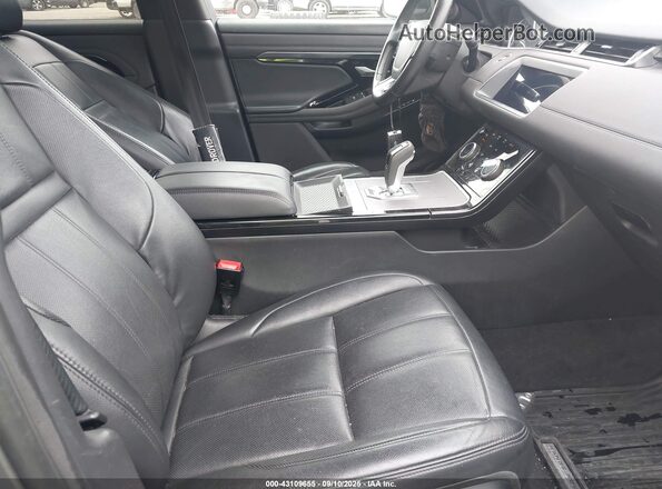 SALZJ2FX5LH107449 2020 LAND ROVER RANGE ROVER EVOQUE Black Widok wnętrza z przodu