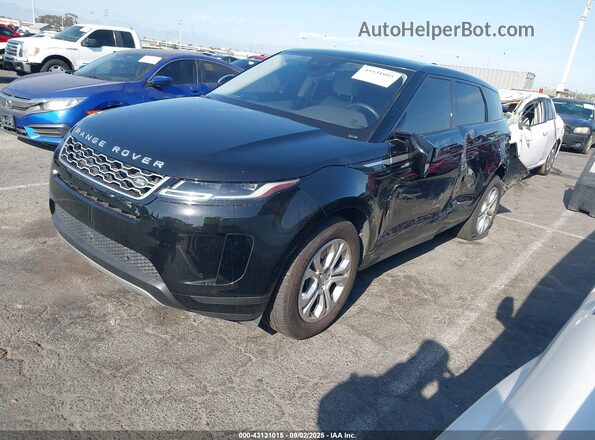 SALZJ2FX6LH119142 2020 LAND ROVER RANGE ROVER EVOQUE Black წინა მარცხენა ხედი სამი მეოთხედიდან