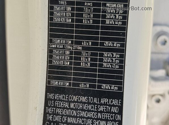 SALZP2FX1LH080541 2020 LAND ROVER RANGE ROVER Белый Вид задних сидений