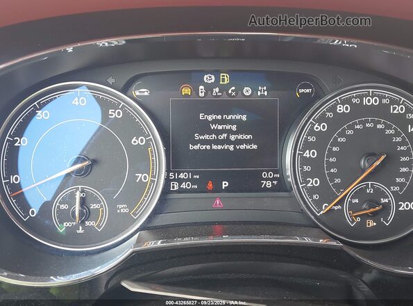 SJAAC2ZV2HC015410 2017 BENTLEY BENTAYGA Серый Вид задних сидений