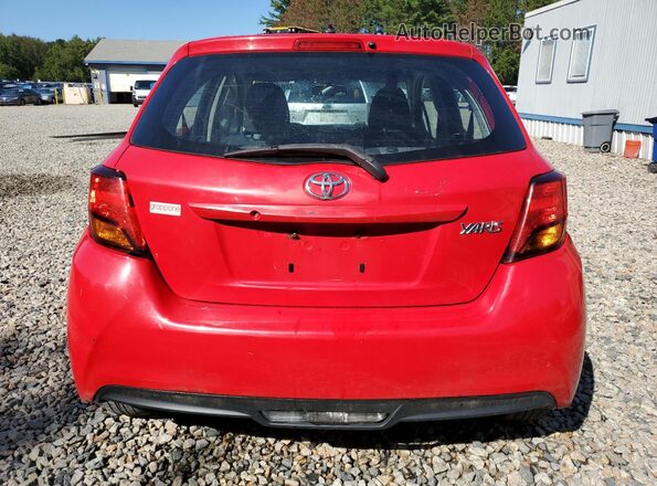 VNKKTUD32GA063351 2016 TOYOTA YARIS Red Widok z tyłu