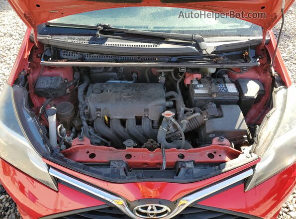 VNKKTUD32GA063351 2016 TOYOTA YARIS Red Widok wnętrza z tyłu