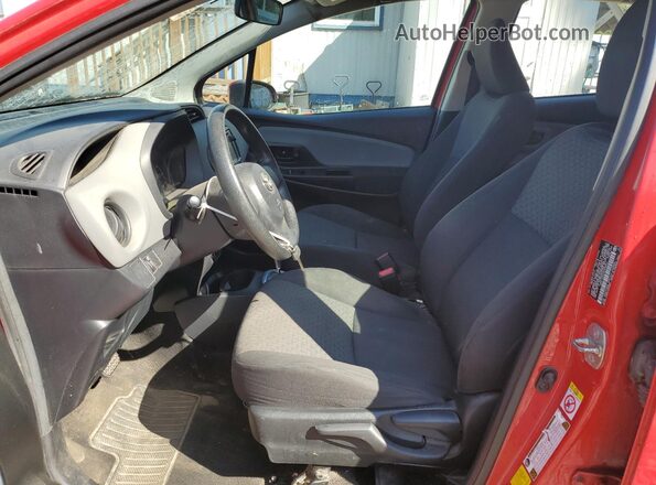 VNKKTUD32GA063351 2016 TOYOTA YARIS Red Widok wnętrza z przodu