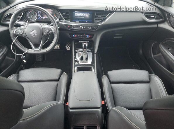 W04GS6SS3J1166044 2018 BUICK REGAL Black წინა პანელის ხედი