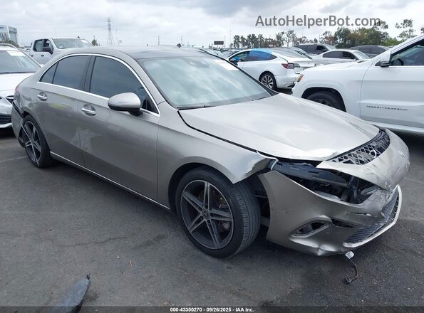 W1K3G4EB2LW043854 2020 MERCEDES-BENZ A 220 Champagne Передняя правая четверть