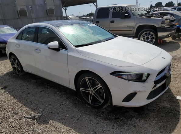 W1K3G4EB2MJ304821 2021 MERCEDES-BENZ A Белый Передняя правая четверть