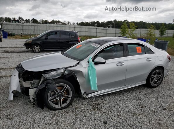W1K3G4EB4NJ340673 2022 MERCEDES-BENZ A Silver წინა მარცხენა ხედი სამი მეოთხედიდან