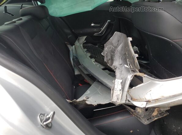 W1K3G4EB4NJ340673 2022 MERCEDES-BENZ A Silver უკანა სავარძლების ხედი