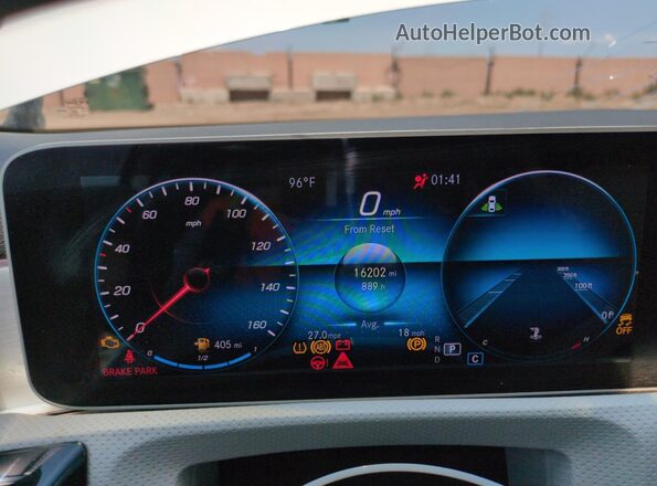 W1K3G4EB9LJ233101 2020 MERCEDES-BENZ A White Instrument cluster view