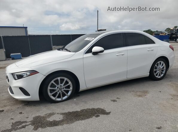 W1K3G4EBXMJ284060 2021 MERCEDES-BENZ A White წინა მარცხენა ხედი სამი მეოთხედიდან