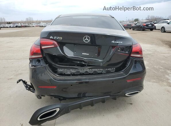 W1K3G4FB7NJ348765 2022 MERCEDES-BENZ A Black Widok z tyłu