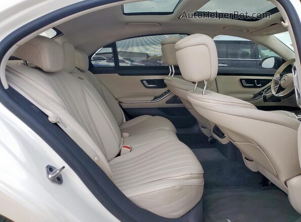 W1K6G6DB3PA222076 2023 MERCEDES-BENZ S White Rear seats view
