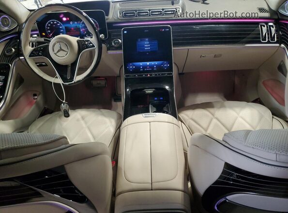 W1K6X7KB5SA316879 2025 MERCEDES-BENZ S Black Առջևի վահանակի տեսք