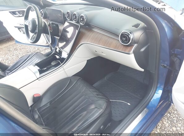 W1KAF4HBXPR153481 2023 MERCEDES-BENZ C-CLASS Blue Vista interior delantera