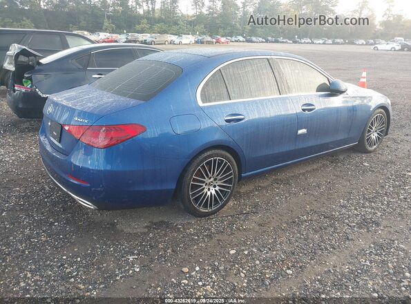 W1KAF4HBXPR153481 2023 MERCEDES-BENZ C-CLASS Blue Trasero derecho