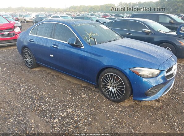 W1KAF4HBXPR153481 2023 MERCEDES-BENZ C-CLASS Blue Delantero derecho