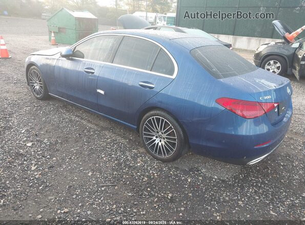 W1KAF4HBXPR153481 2023 MERCEDES-BENZ C-CLASS Blue Trasero izquierdo