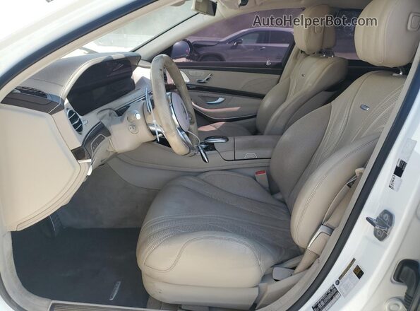 W1KUG8JB5LA566932 2020 MERCEDES-BENZ S White Widok wnętrza z przodu