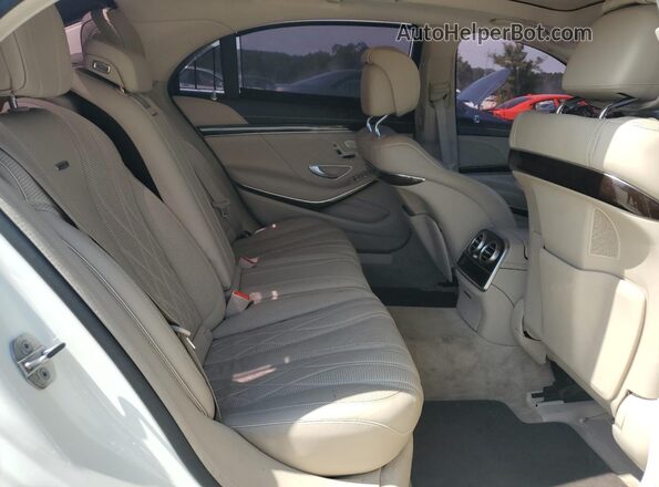 W1KUG8JB5LA566932 2020 MERCEDES-BENZ S White Widok tylnych siedzeń