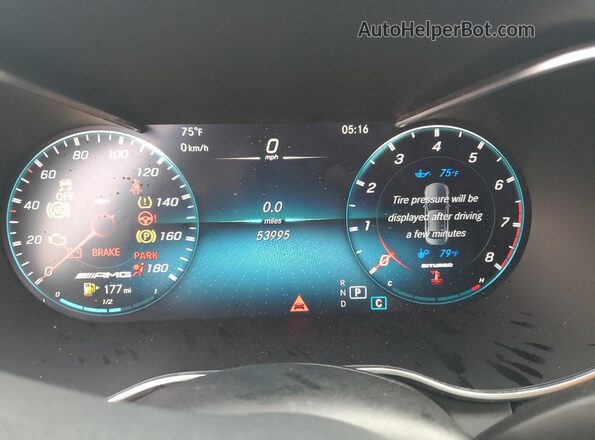 W1KWF6EB9MR617765 2021 MERCEDES-BENZ C Black Vista del cuadro de instrumentos