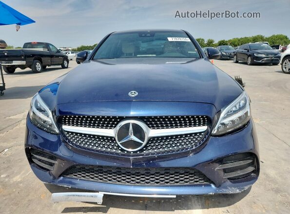 W1KWF8DB0MR648447 2021 MERCEDES-BENZ C Blue Вид спереду
