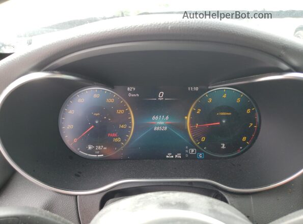 W1KWF8DB0MR649727 2021 MERCEDES-BENZ C Белый Вид щитка приборов