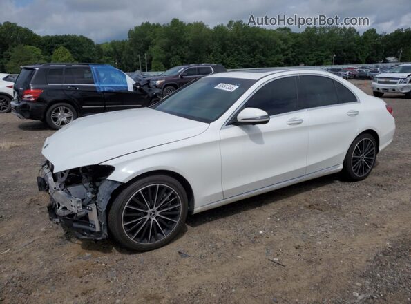 W1KWF8DB0MR649727 2021 MERCEDES-BENZ C Белый Передняя левая четверть