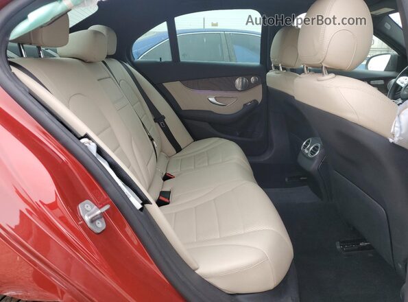 W1KWF8DB4MR620022 2021 MERCEDES-BENZ C Красный Вид задних сидений